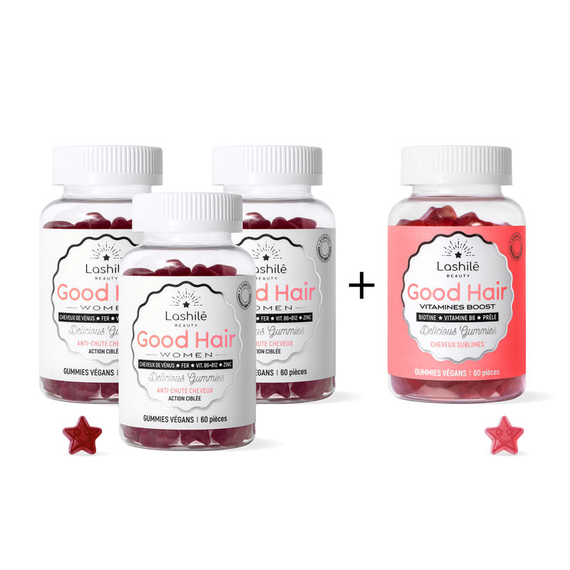 Pacchetto anticaduta e crescita dei capelli