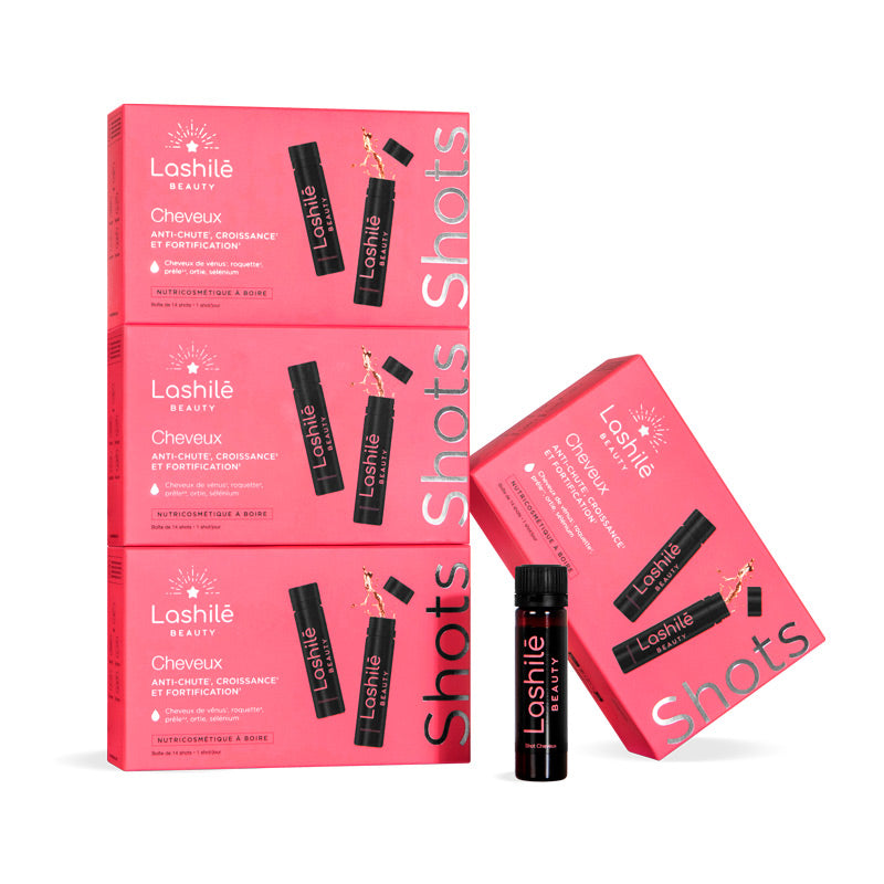 Shots Cheveux Triple Action - 2 mois