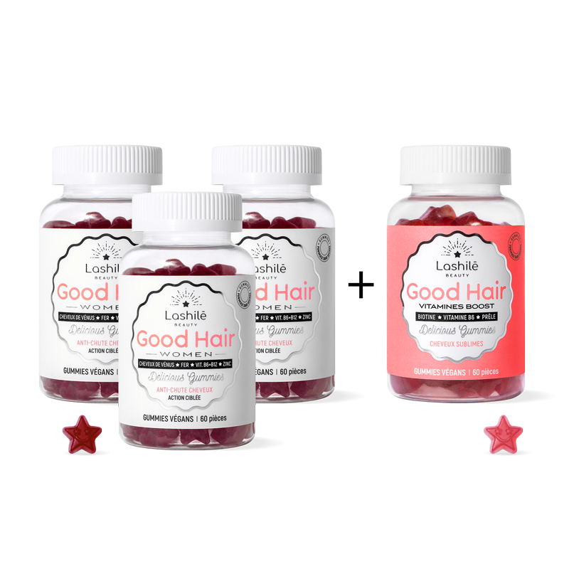 Pacchetto anticaduta e crescita dei capelli