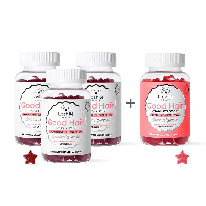 Pacchetto anticaduta e crescita dei capelli