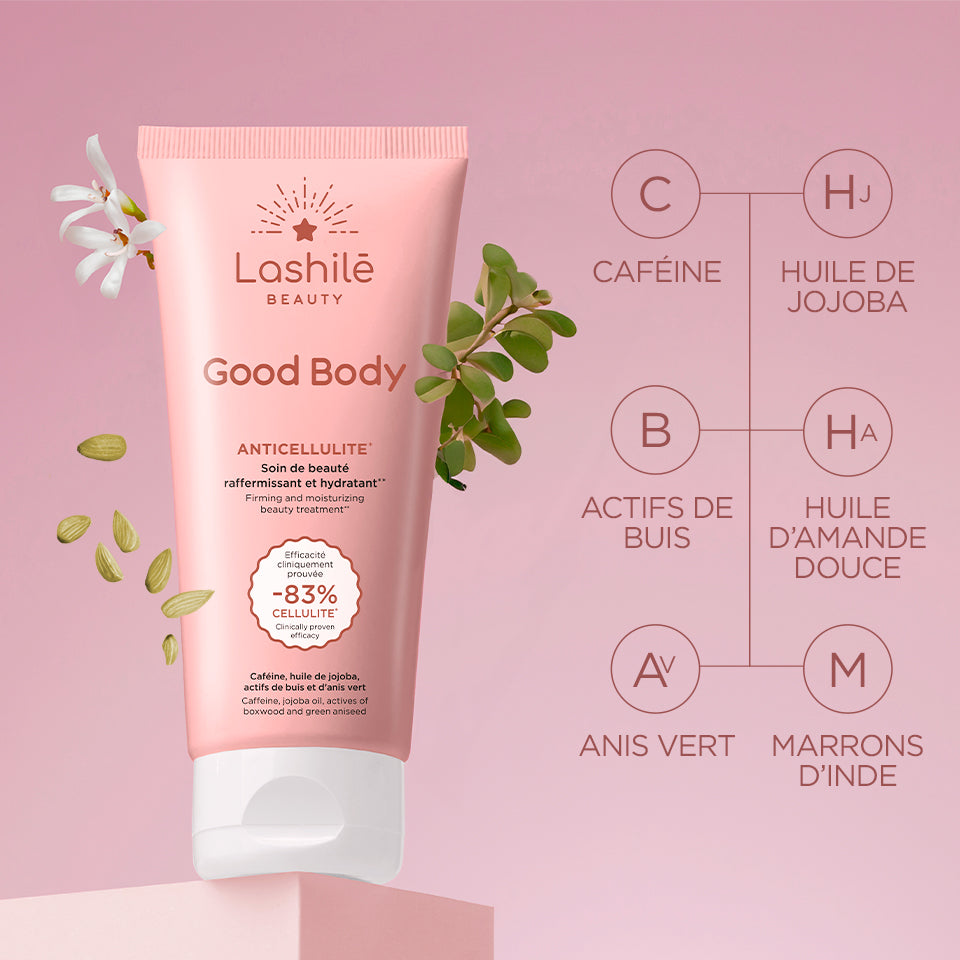 GOOD BODY - CREME MINCEUR - AMINCISSANTE - ANTICELLULITE - PEAU LISSE