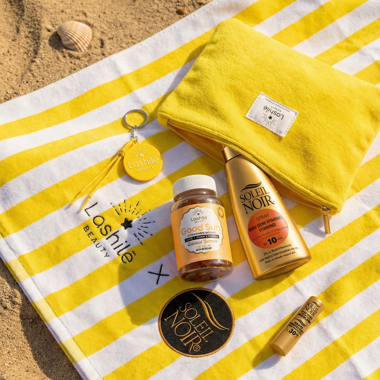 Coffret LASHILÉ BEAUTY x SOLEIL NOIR