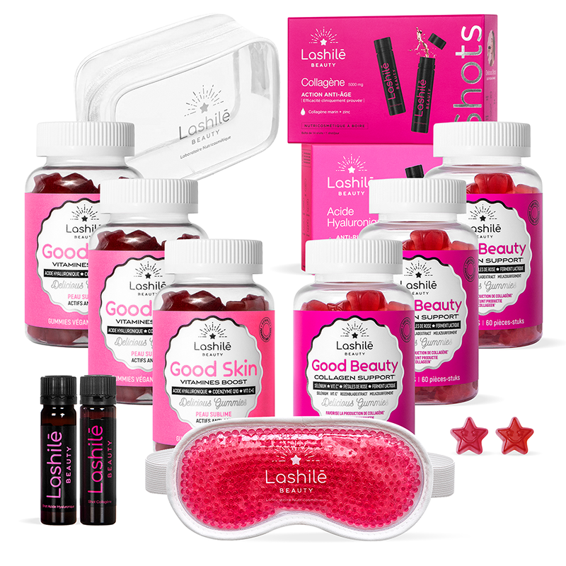 Mega Pack Peau - Collagène, Acide Hyaluronique, Q10