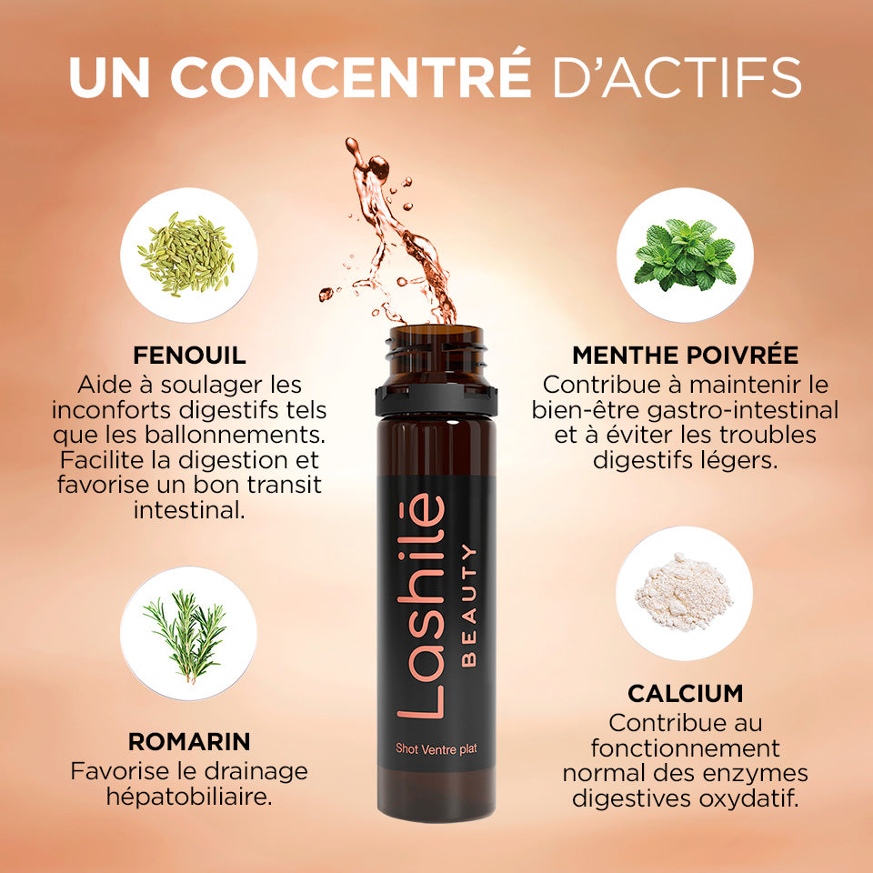 Shots Ventre plat - 1 mois