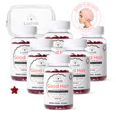 Gummies Good Hair Women Lashilé Beauty - Anti-chute des cheveux femme - Cure 6 mois