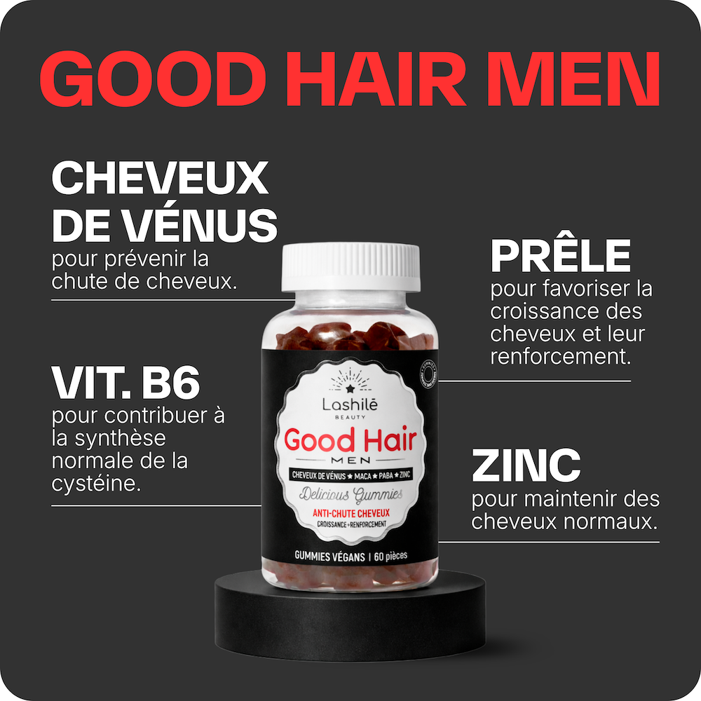 Good Hair Men Anti-Haarausfall-Behandlung für Männer – 3 Monate