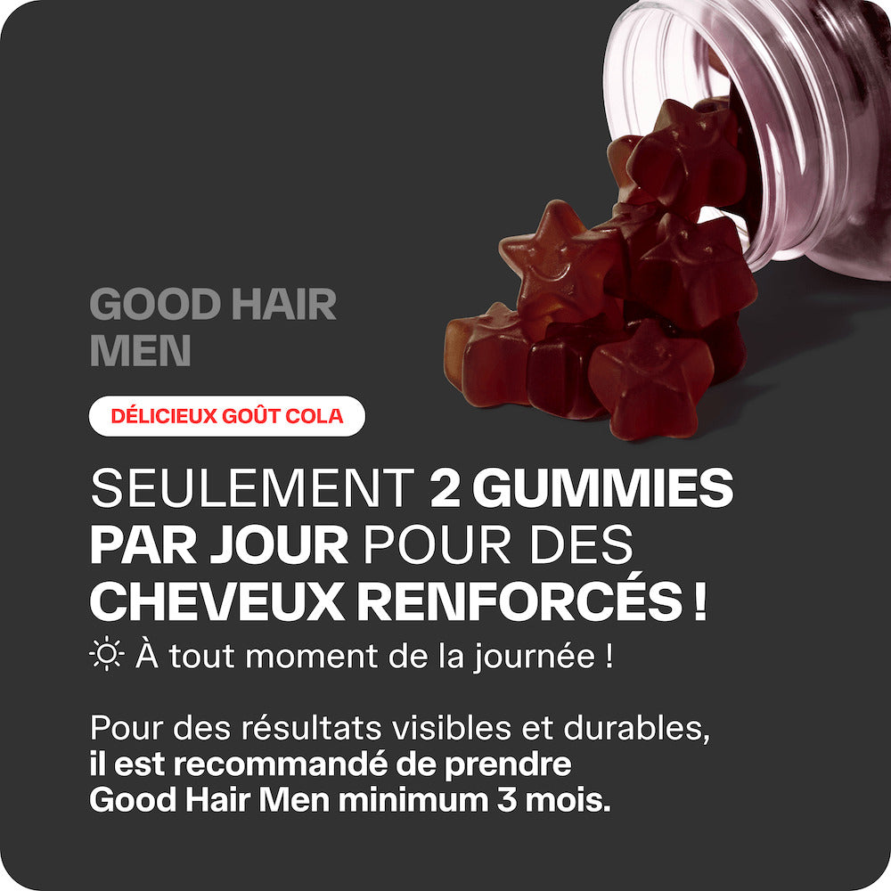 Good Hair Men Trattamento Anti-Caduta per Uomo - 6 Mesi